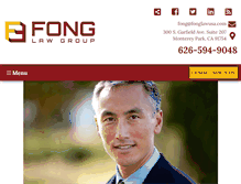 Tablet Screenshot of danielfonglaw.com